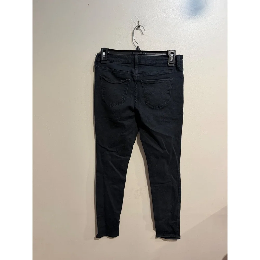 Universal Thread Womens Black Mid Rise Skinny Jeans Size 2/26R Stretch Denim